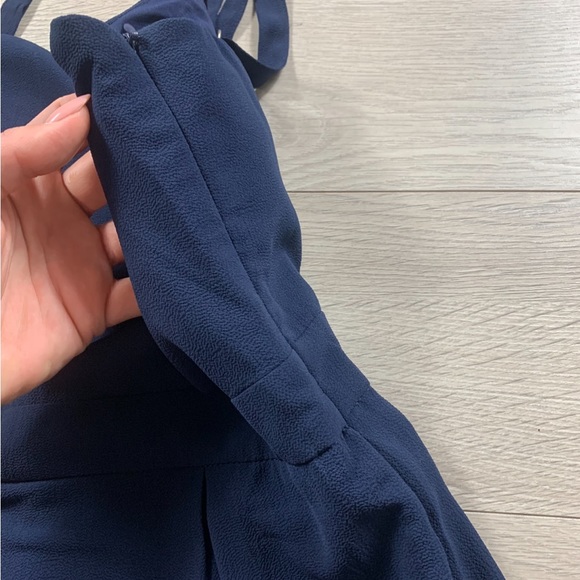 Adelyn Rae Navy Skort Romper - Picture 9 of 11